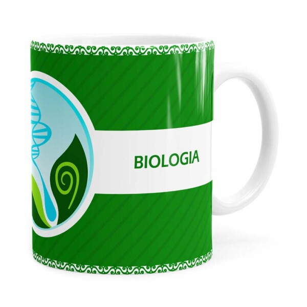 Caneca Profissões Biologia V01 Branca