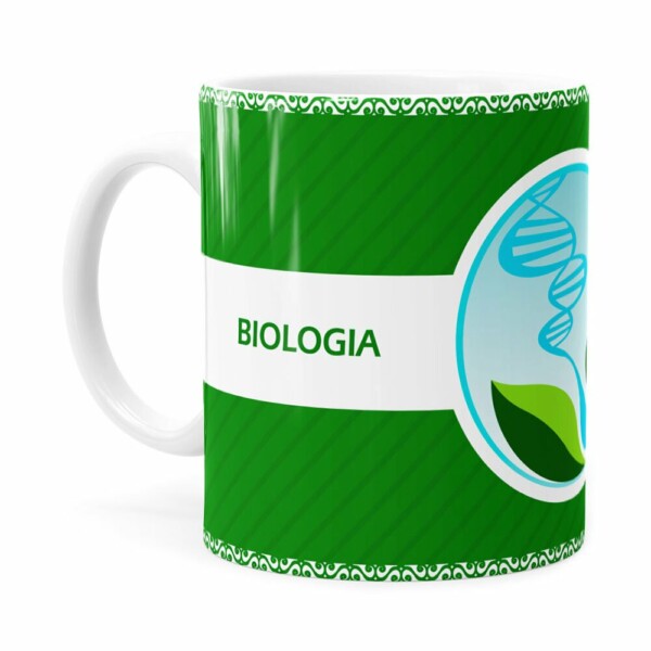 Caneca Profissões Biologia V01 Branca
