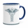 Caneca Profissões Contador V01 Azul Escuro