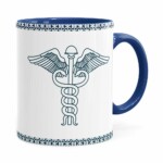 Caneca Profissões Contador V01 Azul Escuro