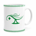Caneca Profissões Enfermeira v01 Branca