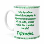 Caneca Profissões Enfermeira v01 Branca