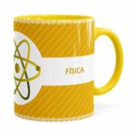 Caneca Profissões Física V01 Amarela