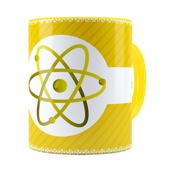 Caneca Profissões Física V01 Amarela