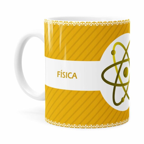 Caneca Profissões Física V01 Branca