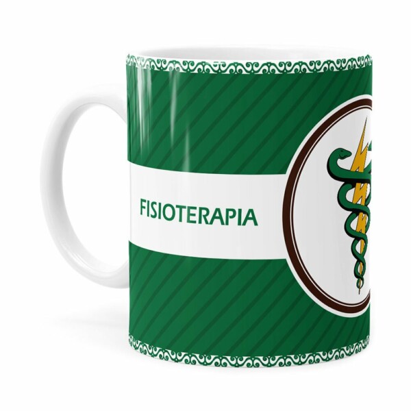 Caneca Profissões Fisioterapia V01 Branca