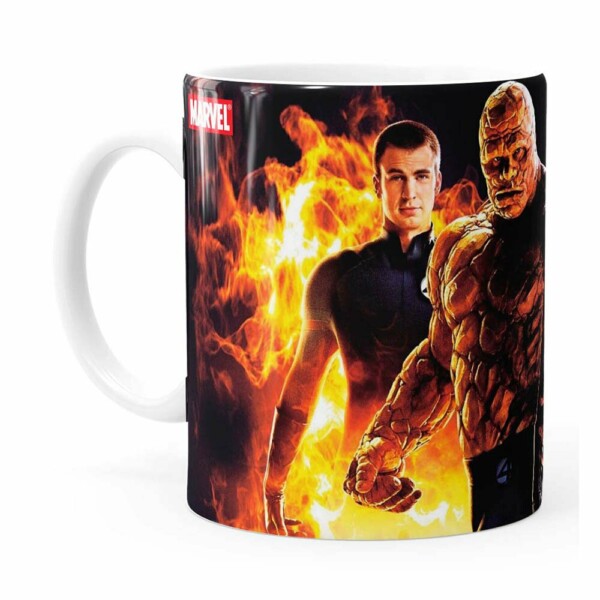 Caneca Quarteto Fantástico Filme V01 Branca