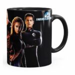 Caneca Quarteto Fantástico Filme V01 Preta