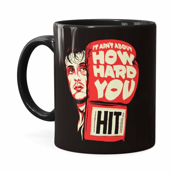 Caneca Rocky Balboa V01 Preta