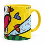 Caneca Romero Britto A New Day Amarela