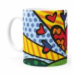 Caneca Romero Britto A New Day Branca