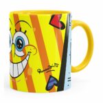 Caneca Romero Britto Bob Esponja Amarela