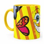Caneca Romero Britto Bob Esponja Amarela