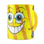 Caneca Romero Britto Bob Esponja Amarela