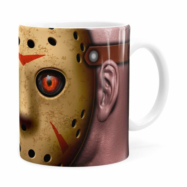 Caneca Sexta-feira 13 Jason V01 Branca