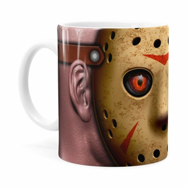 Caneca Sexta-feira 13 Jason V01 Branca