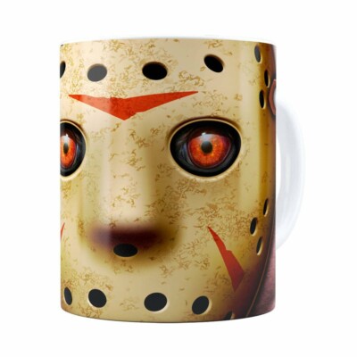 Caneca Sexta-feira 13 Jason V01 Branca