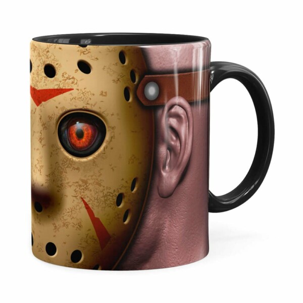 Caneca Sexta-feira 13 Jason V01 Preta