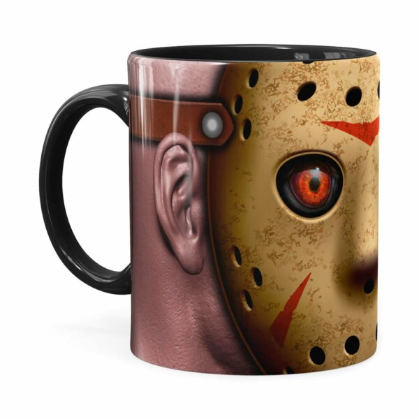Caneca Sexta-feira 13 Jason V01 Preta