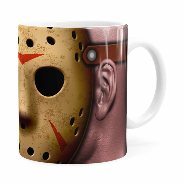 Caneca Sexta-feira 13 Jason V02 Branca
