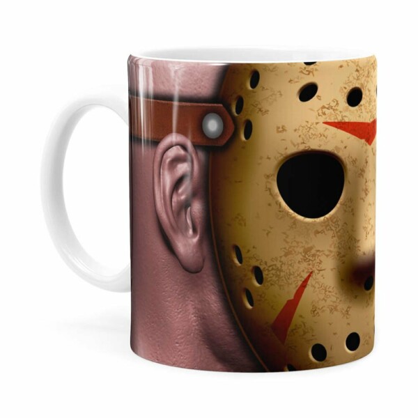 Caneca Sexta-feira 13 Jason V02 Branca