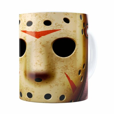 Caneca Sexta-feira 13 Jason V02 Branca
