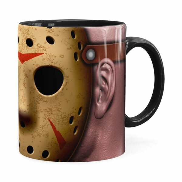 Caneca Sexta-feira 13 Jason V02 Preta