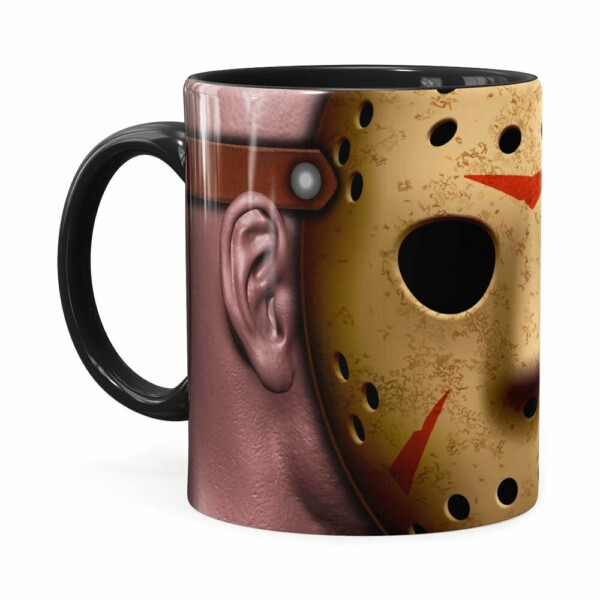 Caneca Sexta-feira 13 Jason V02 Preta