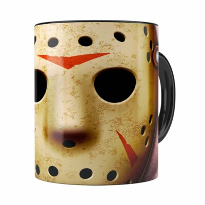 Caneca Sexta-feira 13 Jason V02 Preta