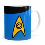 Caneca Star Trek Ciência Branca
