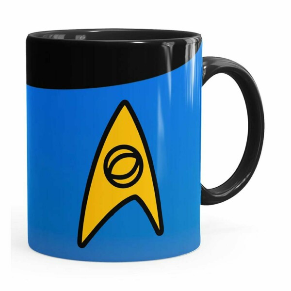 Caneca Star Trek Ciência Preta