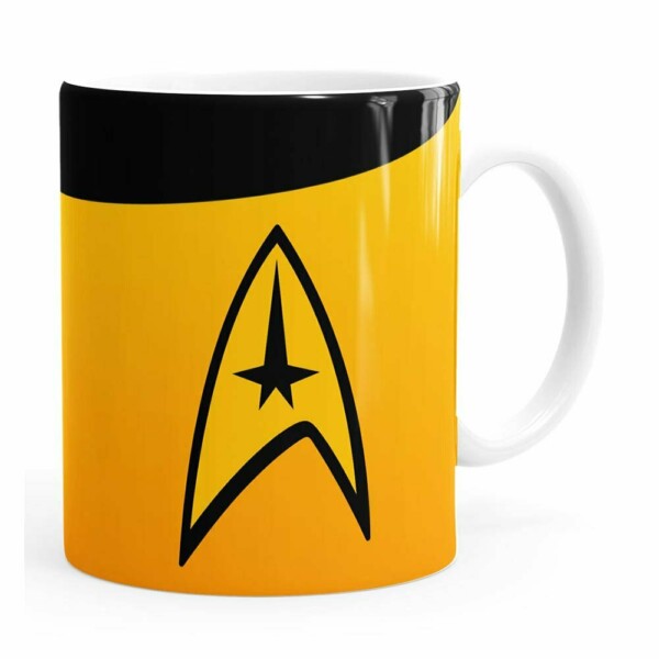 Caneca Star Trek Comando Branca