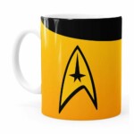 Caneca Star Trek Comando Branca