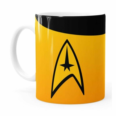 Caneca Star Trek Comando Branca