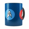Caneca Star Trek Comando, Engenharia E Ciência Preta