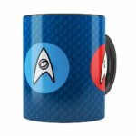 Caneca Star Trek Comando, Engenharia E Ciência Preta