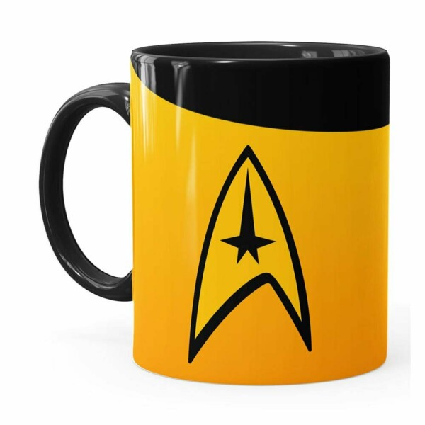 Caneca Star Trek Comando Preta