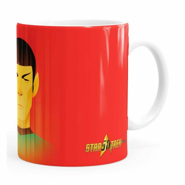 Caneca Star Trek Spock V01 Branca