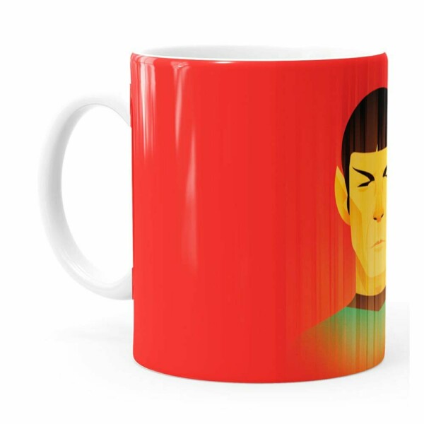 Caneca Star Trek Spock V01 Branca