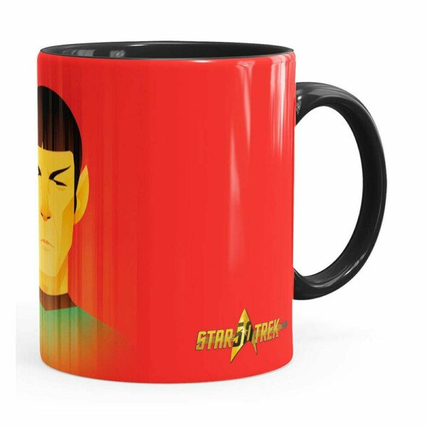 Caneca Star Trek Spock V01 Preta