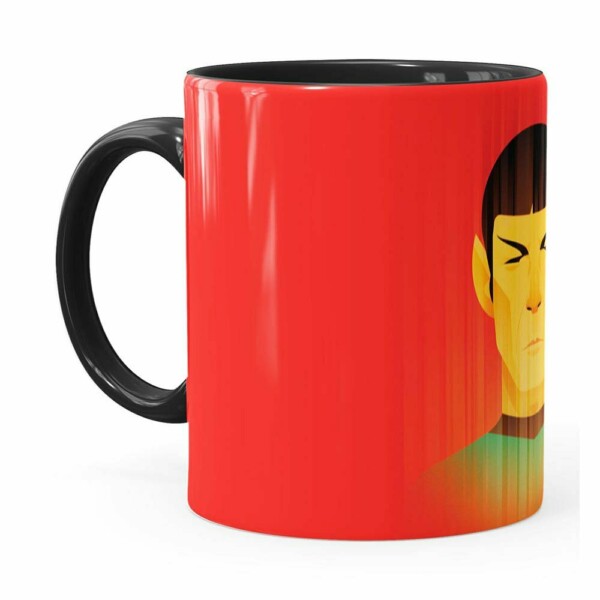 Caneca Star Trek Spock V01 Preta