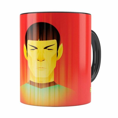 Caneca Star Trek Spock V01 Preta