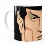 Caneca Star Trek Spock V02 Branca