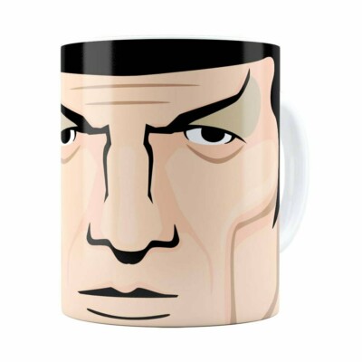 Caneca Star Trek Spock V02 Branca
