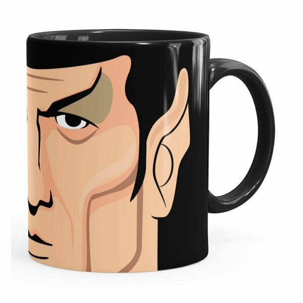 Caneca Star Trek Spock V02 Preta