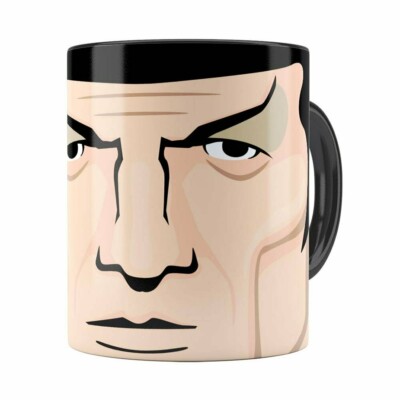 Caneca Star Trek Spock V02 Preta