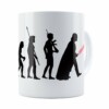 Caneca Star Wars A Evolução De Darth Vader Branca