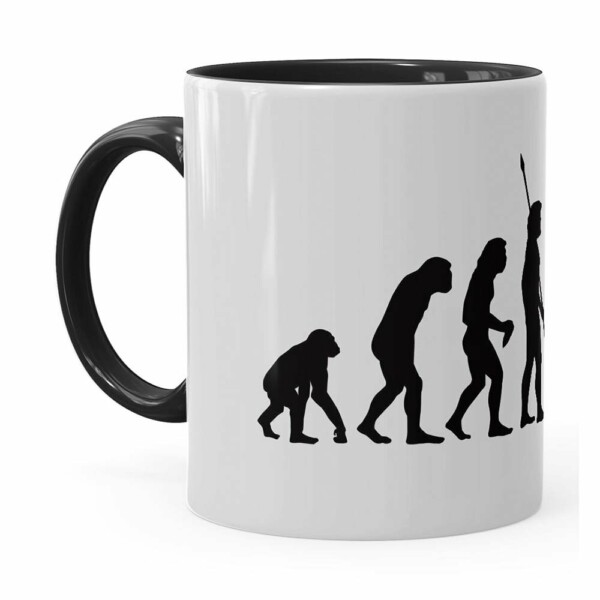 Caneca Star Wars A Evolução De Darth Vader Preta