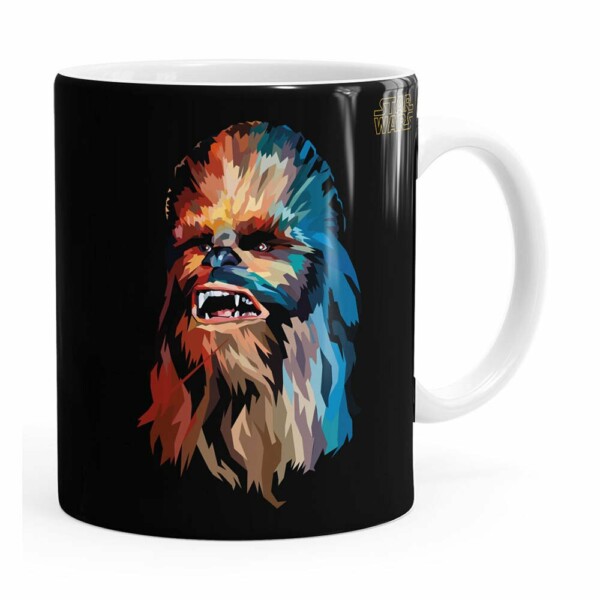 Caneca Star Wars Chewbacca Color Branca