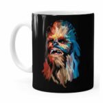 Caneca Star Wars Chewbacca Color Branca